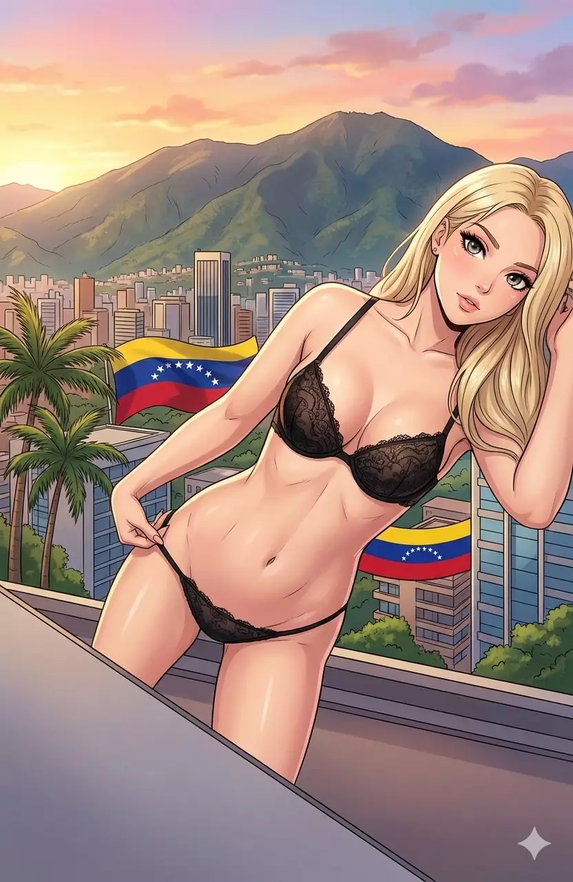 Illustrazione della Chica Venezolana nella galleria