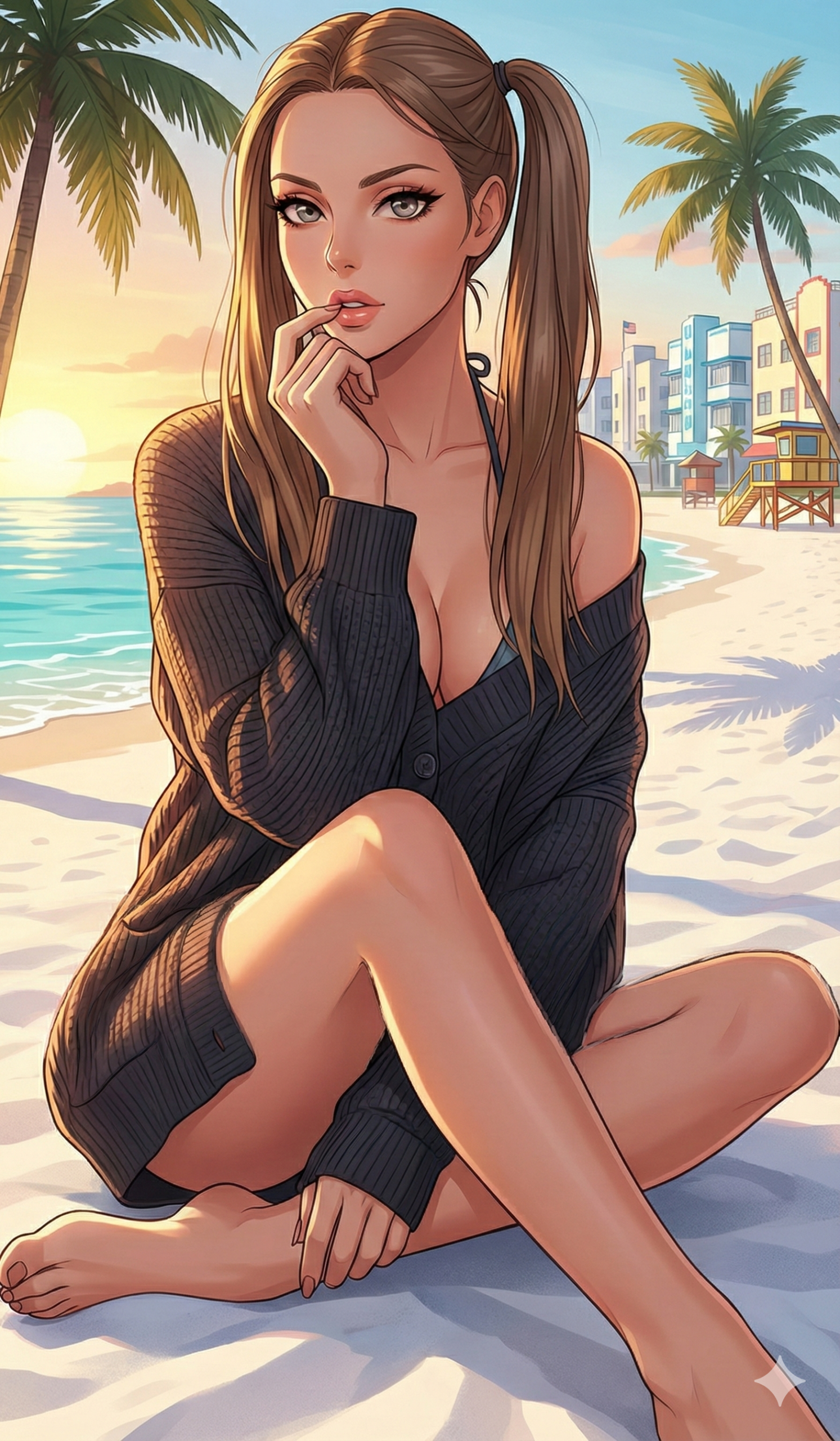Ritratto illustrato di una protagonista del blog