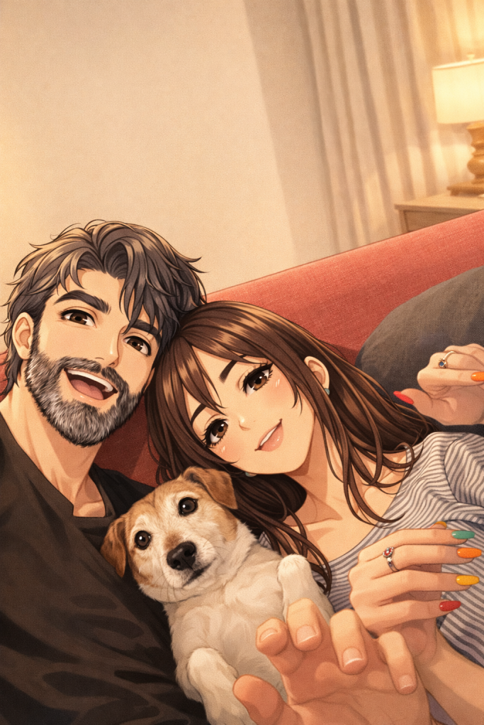 Illustrazione per le riflessioni sull'amore in viaggio