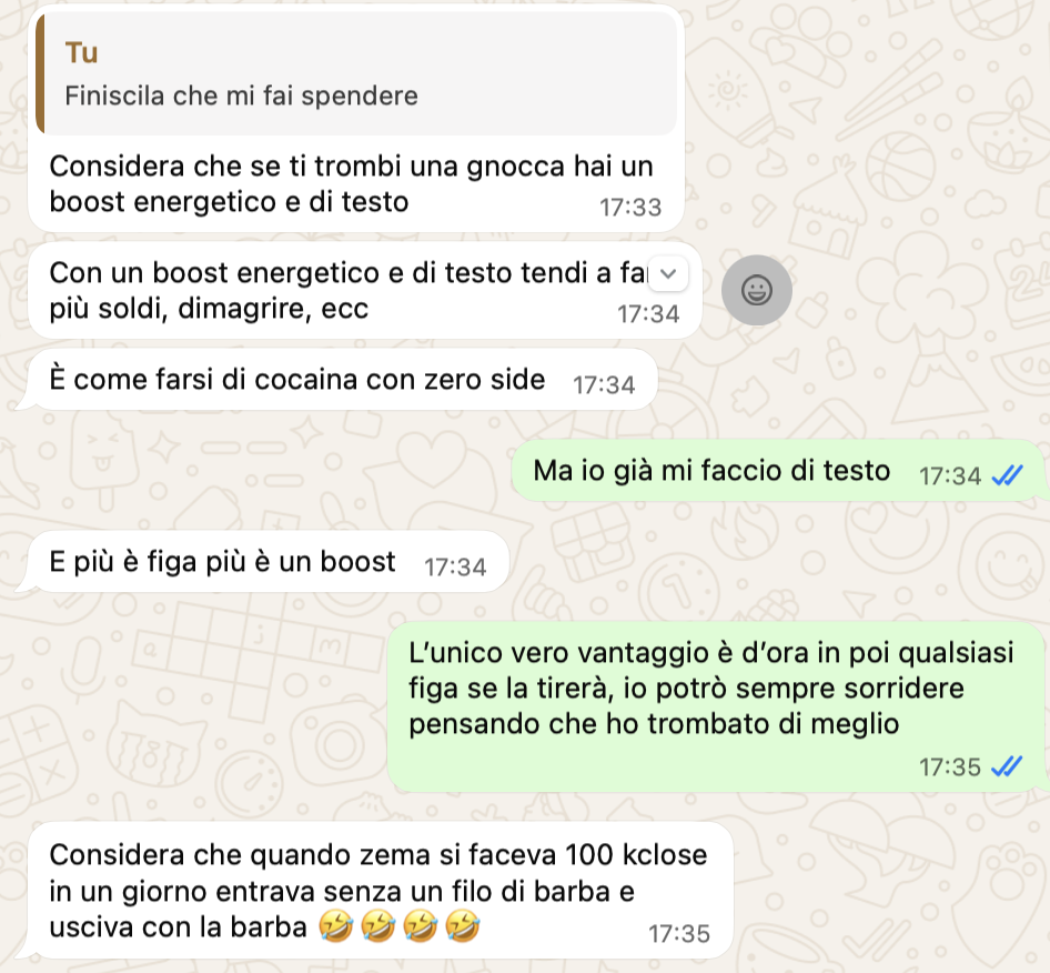 Seconda schermata del profilo della Dea Suprema