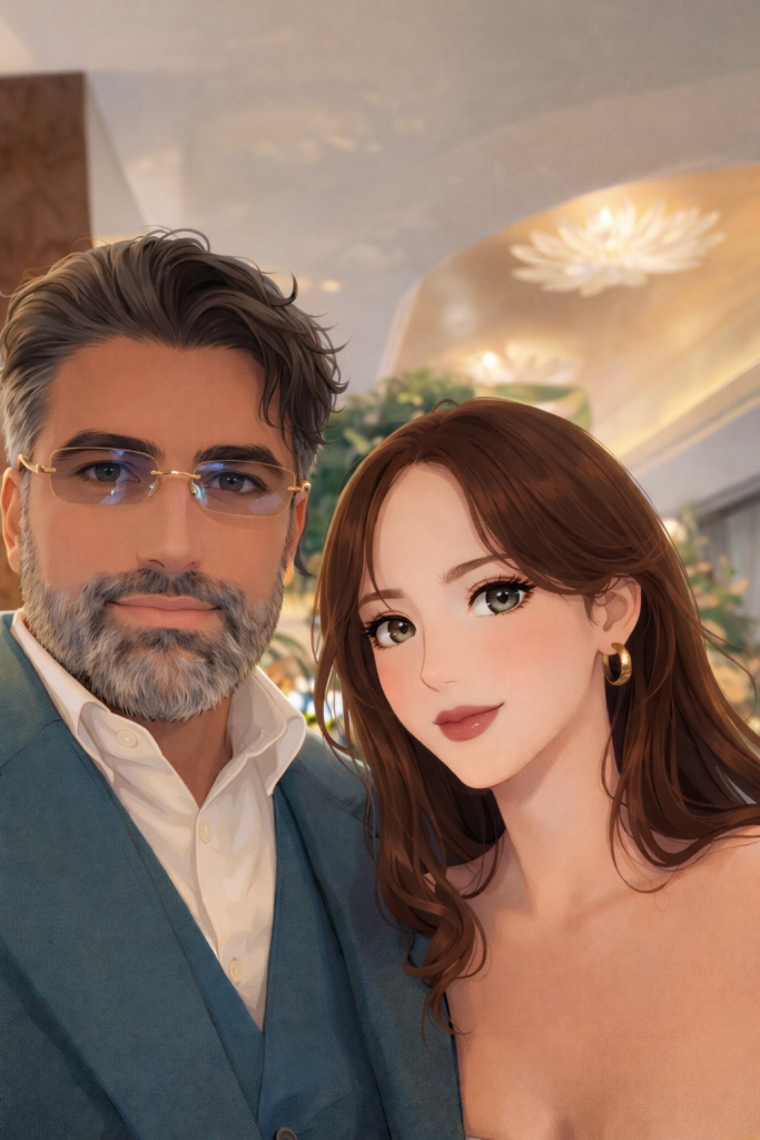Foto ricordo dal Natale a Miami con Xmas Lady