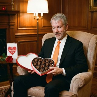 Michael Saylor in foto ironica per San Valentino, auguri dal Magnifico
